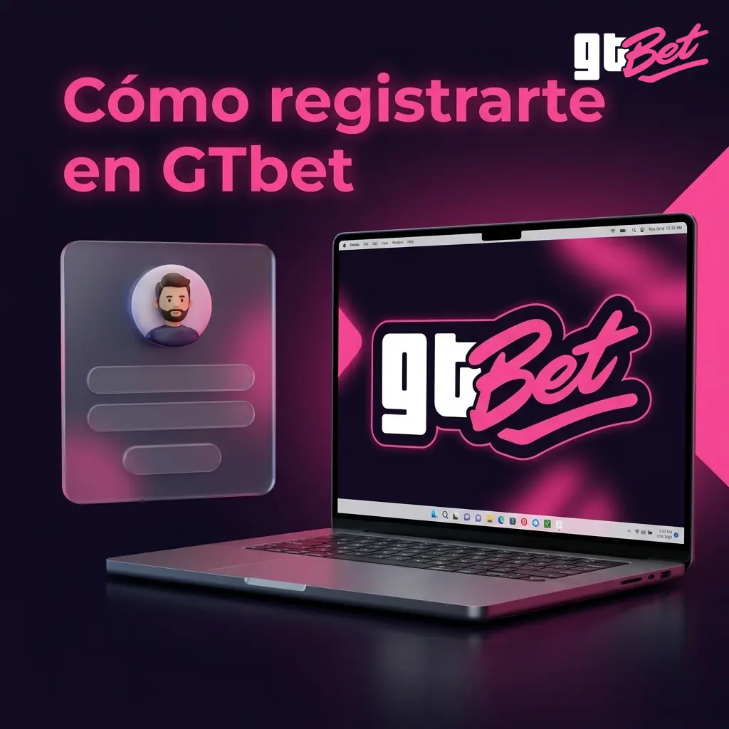 Pasos para registrarse en GTbet: formulario con datos personales y acceso a casino y apuestas deportivas en España