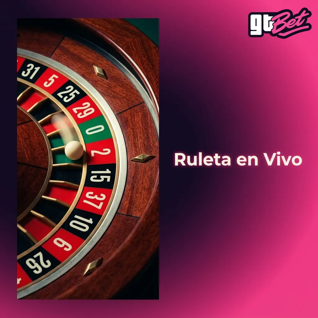 Ruleta en vivo en GTbet: apuesta a números, colores o grupos con crupier real y rondas rápidas de menos de un minuto