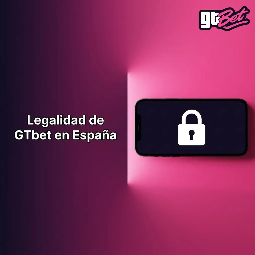 Logotipo de GTbet con sello de licencia DGOJ, representando la legalidad de la plataforma de apuestas en España