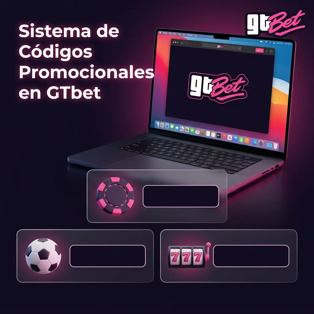 Sistema de códigos promocionales de GTbet para activar ofertas y bonos mediante depósitos en la plataforma